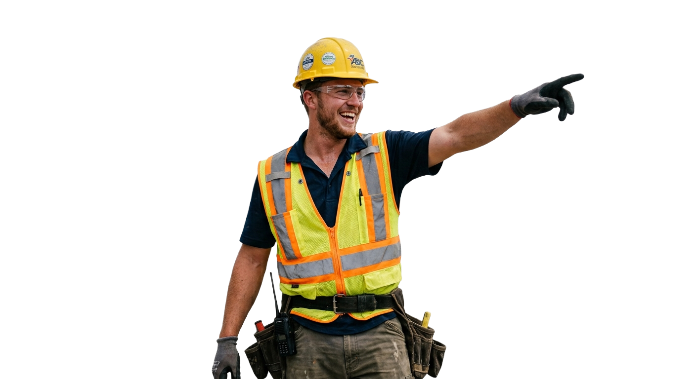 Professional pointing to services